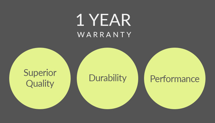 1yearwarranty - superior quality / durability / performance